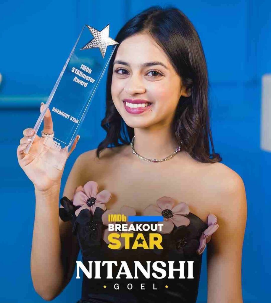 नितांशी गोयल को मिले अवार्ड्स (Nitanshi Goel Awards List)